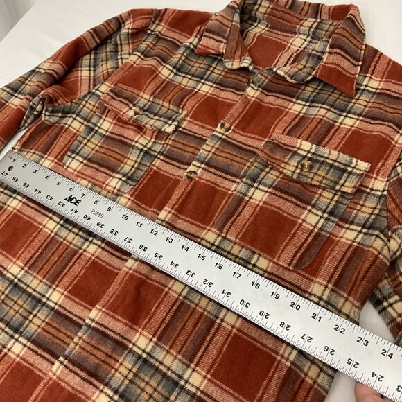 kid Size S and adult Size L set  & Plaid Flannel Button-Up Shirt With Dual - Picture 5 of 10
